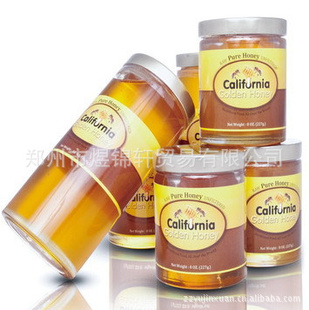 批发美国加州黄金蜂蜜原装进口纯天然蜂蜜454g一箱起批信息