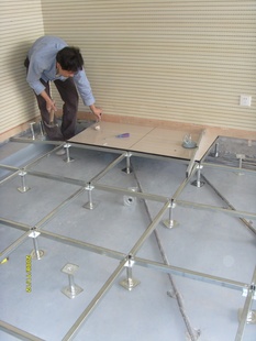 上海玻化砖面架空地板、瓷砖面防静电活动地板信息