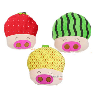 水果麦兜猪毛绒抱枕 草莓西瓜菠萝水果抱枕靠枕靠垫信息
