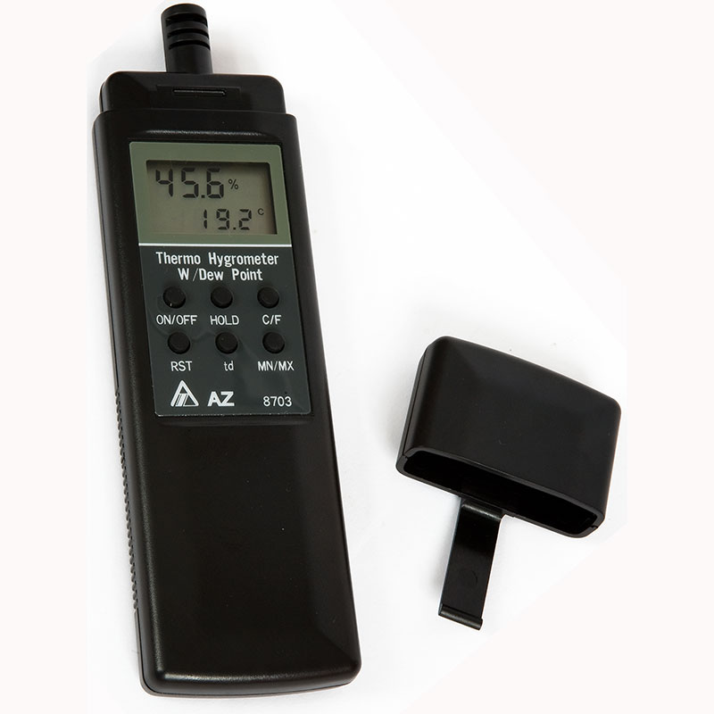 台湾衡欣AZ8703温湿度计 便携式数字温湿度测试仪信息