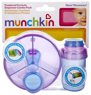 美国母婴儿Munchkin三格奶粉盒+独立奶粉盒套装不含BPA#80103信息