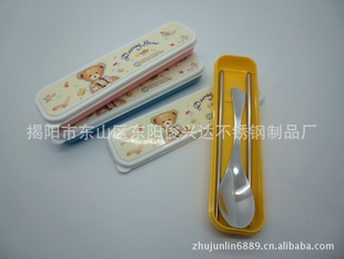 厂家高档精美不锈钢筷子筷子套装2件套筷子勺子套装信息