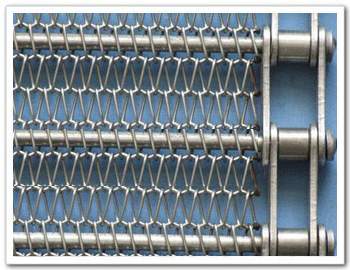 链条式金属网带 金属输送带厂家 不锈钢食品机金属网带信息