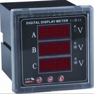 工厂电压表，PE系列数字板表，交流电压表，直流电压表信息