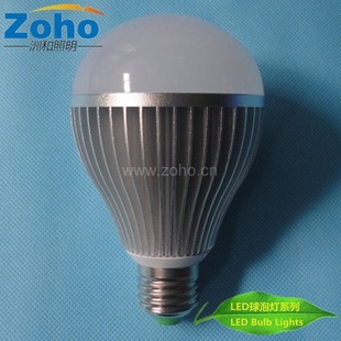 【ZOHO厂家直销】Φ8012-15W纯铝挤压一体成型散热LED球泡灯外信息