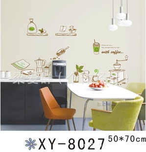 XY8027一件代发厂家直销透明PVC可移墙纸墙贴办公室墙贴信息