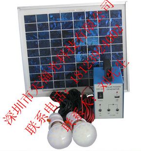10W太阳能家用照明系统、太阳能手机充电系统信息