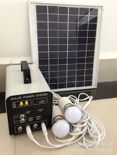 【新品促销】太阳能10w-7AH便携一体家用照明充电发电机信息