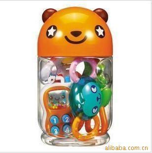 澳贝婴儿玩具5只罐装摇铃儿童玩具益智玩具婴儿摇铃信息