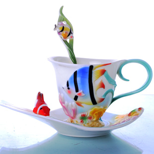 厂家直销新奇纯手工陶瓷珐琅瓷创意咖啡杯马克杯工艺批发信息