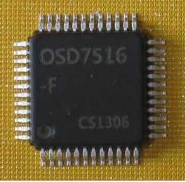 字符叠加芯片OSD7516F信息