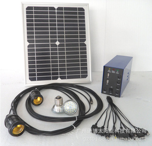 10W太阳能光伏发电系统畅销实用太阳能发电系统太阳能发电信息