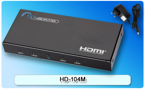 HDMI 四分配器HD-104M信息