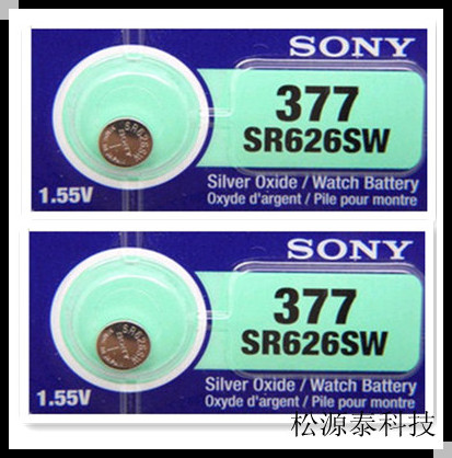 SONY索尼377SR626SW手表氧化银1.55V纽扣电池信息
