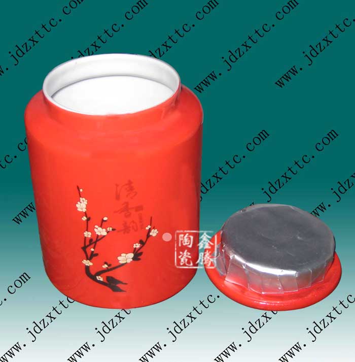红茶叶罐，高品质红瓷茶叶罐信息