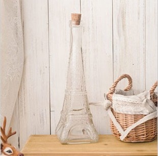 巴黎埃菲尔铁塔幸运星星瓶木塞漂流瓶许愿玻璃瓶摆件小号信息