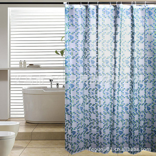 【实惠款】海洋系列，优质防水PEVA浴帘，浴室遮挡帘信息
