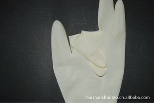 厂家一次性有粉手套，无粉防滑天然乳胶检查手套信息