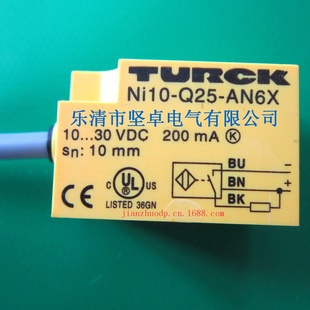 厂家特价批发高品质TURCK/图尔克接近开关Ni10-Q25-AN6X信息