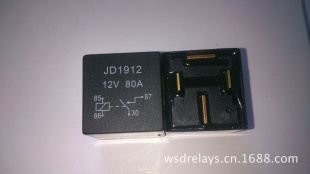 JD2912/12V80A汽车继电器短脚焊接式信息