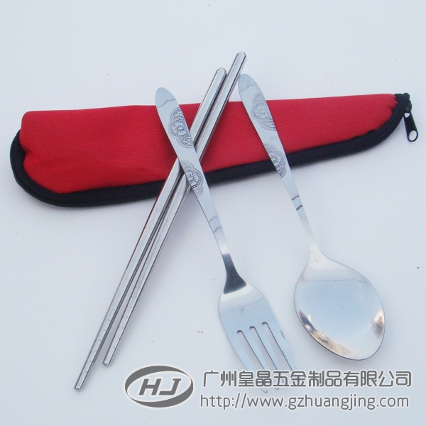 创意韩式不锈钢餐具/不锈钢筷子/叉子/勺子批发/餐具套装信息
