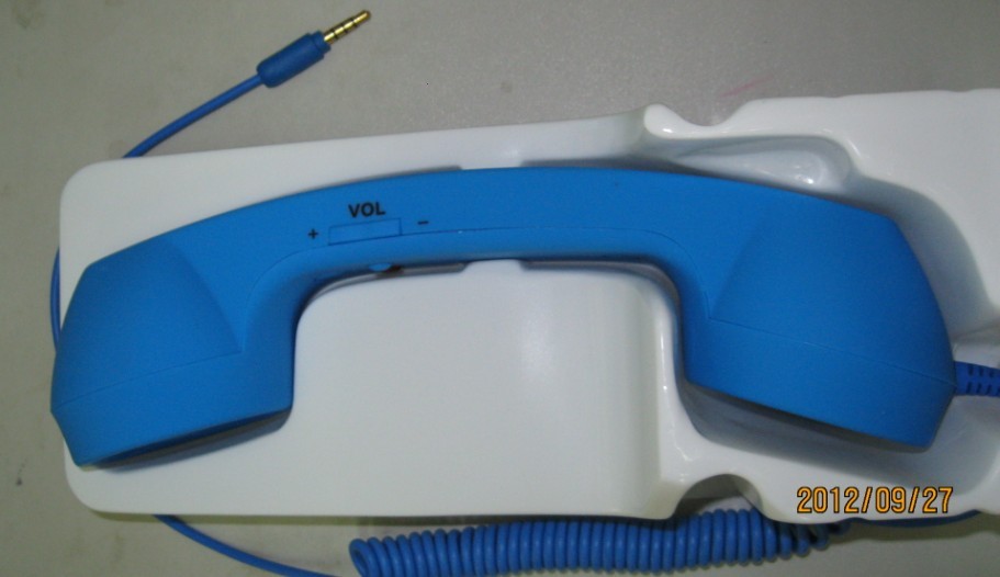 新款迷你手机听筒批发 复古听筒防辐射电话听筒信息