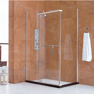 简单钢化玻璃淋浴房/淋浴房安装/整体淋浴房/无锡定做淋浴房信息