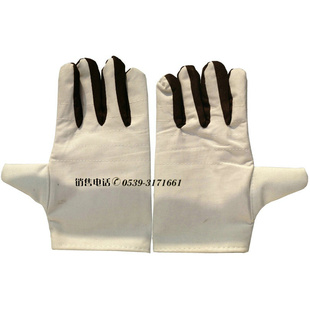白革双层帆布手套|工作手套|加里加厚|全衬耐磨耐用工厂手套批发信息