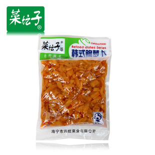 长期酱腌菜产品菜坛子韩式脆萝卜包装酱腌菜400g*20袋信息