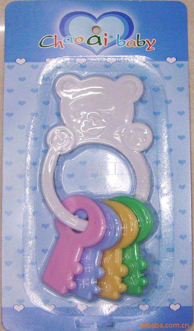 供婴儿摇铃,小熊钥匙,摇铃玩具,塑料钥匙,bear信息