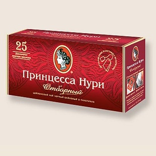 进口俄罗斯红茶俄罗斯努丽公主红茶袋泡茶带吊牌信息