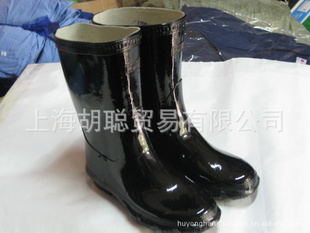 厂家现货直销上海双钱牌耐酸碱雨靴中筒雨鞋胶鞋水鞋劳保雨靴信息