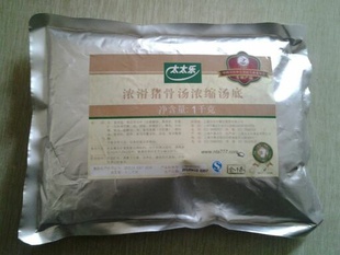 太太乐浓滑猪骨汤浓缩汤底中国烹饪协会名厨专业委员会专用产品信息
