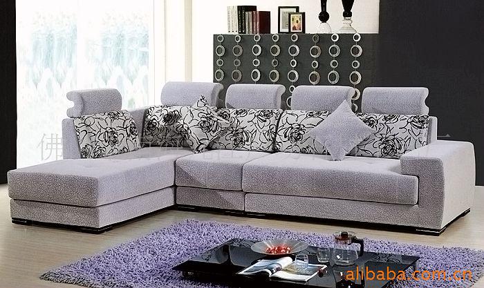 灰色沙发布艺沙发休闲沙发组合沙发简约沙发信息