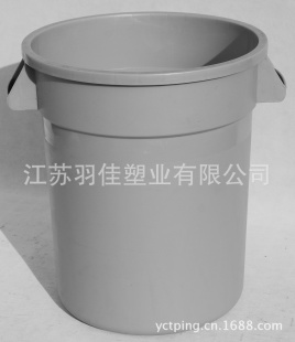 批发出口型塑料加强钢化圆垃圾桶塑料桶广口桶水桶清洁桶信息