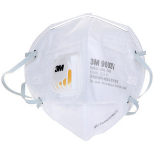 3M9002V简装折叠式颗粒物防护口罩防H7N9禽流感PM2.5防护口罩信息