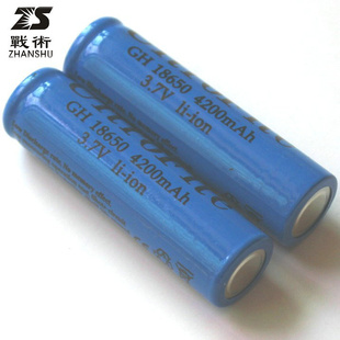 18650锂电池强光手电筒专用电池循环使用500次打出自己明牌信息