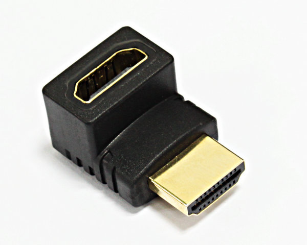 HDMI转接头 A/M TO A/F 正90度信息