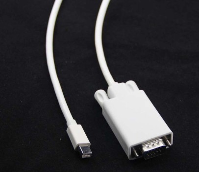 Mini DisplayPort转VGA公头 白色长线信息