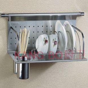 厨房置物架不锈钢碗碟盘沥水架碗筷筒架厨房挂件架特价信息