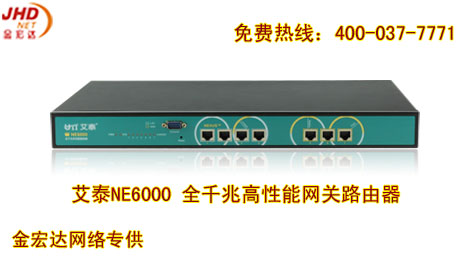 艾泰路由器，艾泰NE6000智尊™高性能网关路由器信息