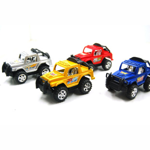 儿童塑料玩具批发益智小玩具混批回力玩具车吉普玩具车越野车30g信息
