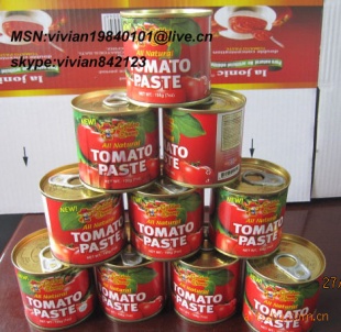 厂家直销-番茄酱罐头70G-3000G品质保证信息