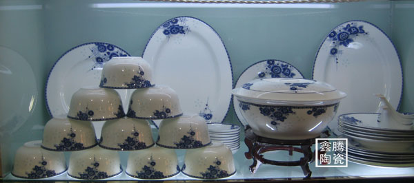 高档青花瓷餐具，精品高白陶瓷餐具信息