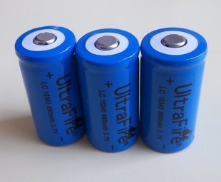 环保3.7V16340锂电池123A充电锂电池质量问题可退换信息