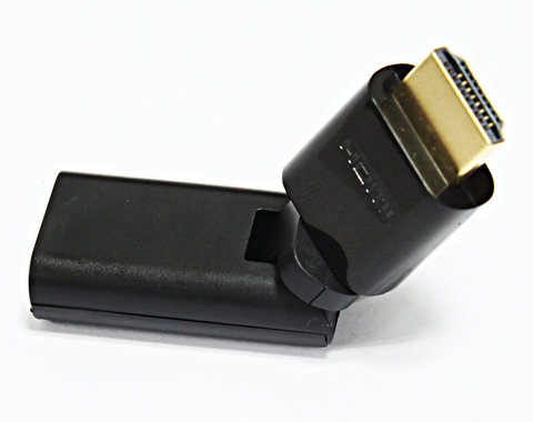 HDMI 转接头 A/M TO A/F 360度双节旋转信息