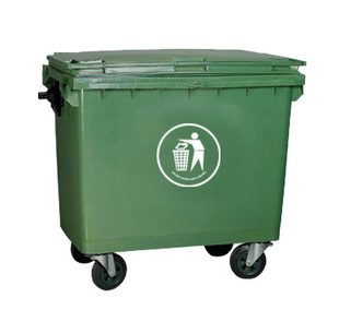 660L加厚抗老化塑料垃圾箱大号塑料垃圾桶240升标准小区垃圾桶信息