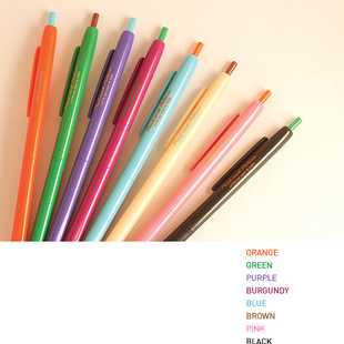 韩酷时尚创意彩色中性笔0.5mm画笔12色1029信息
