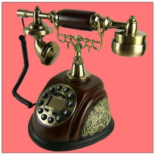仿古电话机欧洲宫廷复古古董工艺田园风来电显示斯巴达克信息