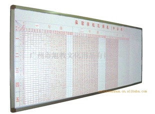 印刷磁性白板磁性表格白板定制通知栏表格栏100*200CM信息
